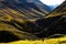 Canyon in Autumn in Northern Iceland