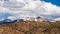 Canyon badlands and colorado rockies lanadscape