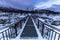 Canyon Bridge in Abisko National Park, Sweden