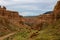 Canyon Charyn Sharyn towers in the valley of Castles