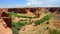 Canyon de Chelly National Monument, Canyon View along Chinle Wash from Tsegi Overlook, Southwest desert landscape, Arizona, USA