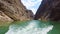 Canyon on the Euphrates River, Huge steep cliffs. Dramatic geological wonder. Beautiful background and unusual landscape