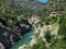 Canyon of Herault river in Herault valley, Southern France