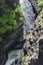 A canyon in Mafate volcanic caldera in the island of RÃ©union