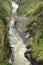 Canyon of the Pastaza River in Banos, Ecuador