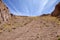 Canyon with peruvian feathergrass in the Puna de Atacama, Argentina