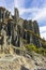 Canyon of Putangirua Pinnacles. Landscapes of North Island, New Zealand