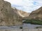 Canyon in the remote valley of Markah in Ladakh,  India.