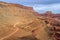 Canyon road in Utah - aerial view