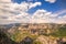 Canyon of Verdon with boats in Provence, France. The largest alpine canyon in Europe.