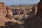 Canyon with vulcanic rocks