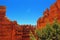 Canyon Wall or Fin landscape at Navajo loop trail, Bryce Canyon National Park