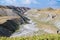 Canyon on the way to Lenin peak in Kyrgyzstan