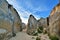 Canyon of weathering granite in Fujian, China