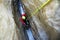 Canyoning in Gorgonchon Canyon, Spain