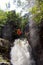 Canyoning waterfall decent Vietnam