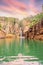 Canyons of Furnas and the waterfall at CapitÃ³lio MG, Brazil