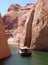 Canyons in Lake Powell of Lake Powell.