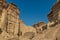 Canyons in the Namibe Desert. Africa. Angola. With erosion marks