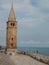 Caorle venice madonna dell`angelo church tower view