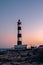 The Cap Artrutx Lighthouse on the Spanish mediterranean island of Menorca.