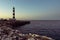 The Cap Artrutx Lighthouse on the Spanish mediterranean island of Menorca.