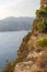 Cap Canaille cliff overlooking the Mediterranean Sea blue waters between the towns Cassis and La Ciotat