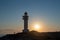 Cap de Barbarie Lighthouse in Formentera in the summer of 2021