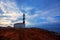 Cap de Favaritx sunset lighthouse cape in Mahon