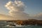 Cap des Bou cape cliffs aerial view