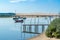 Cap Ferret, Arcachon Bay, France, in front of the dune of Pilat