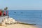 Cap Ferret, Arcachon Bay, France. The small beach of Grand Piquey