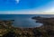 Cap le Dramont  Agay Bay  AnthÃ©or  la Baumette and Saint Raphael scenic and panoramic Aerial view at sunset in the French Riviera