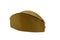 Cap with red star, headdress serviceman red army Soviet Union, on white background