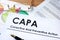 CAPA Corrective and Preventive action plans.