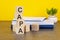 capa word written on wooden cubes with copy space