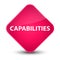 Capabilities elegant pink diamond button