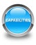 Capabilities glossy cyan blue round button