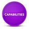Capabilities luxurious glossy purple round button abstract