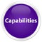 Capabilities premium purple round button