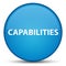 Capabilities special cyan blue round button