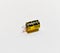 Capacitor, Yellow isolated