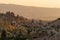 Capadocia landscape in a morning sunrise in central Anatolia region, Turkey