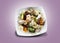 Capcay seafood, traditional Indonesian and Asian cuisine. Vegetables cooked stir-fried with seafood