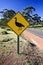 Cape Barren Goose road sign