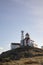 Cape Bonavista Lighthouse, Newfoundland, Canada on rocky ridge