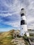 Cape Campbell lighthouse at the eastern coast of the South Island of New Zealand