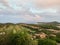 Cape Carbonara panorama at sunset. Villasimius, Sardinia, Italy