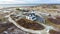 Cape Cod Lighthouse Aerial on Beach