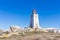 Cape Columbine lighthouse at Tietiesbaai near Paternoster, West Coast South Africa